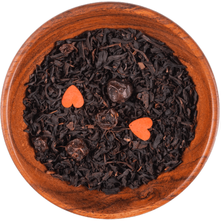 Czarna herbata "Żurawinowe love"